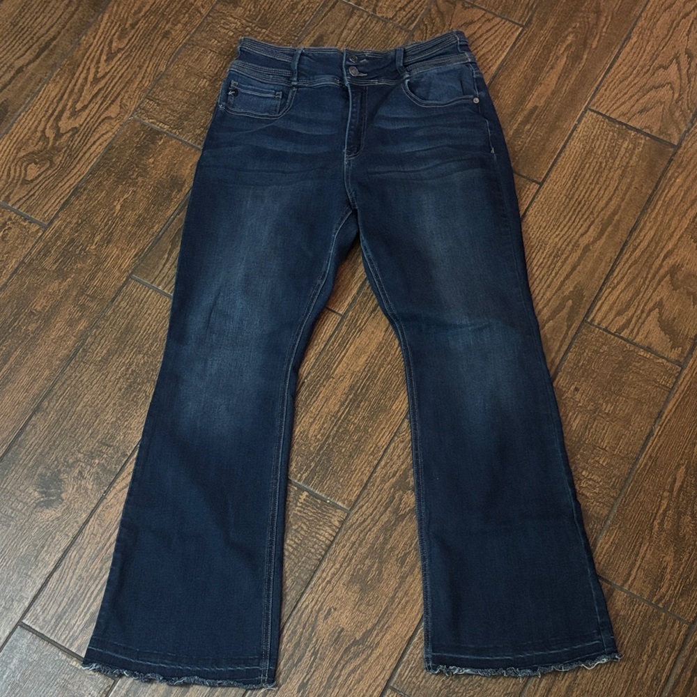 KanCan Dark Indigo Flared Jeans